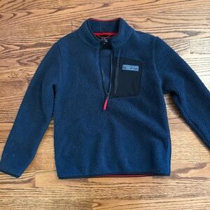 Vineyard Vines Kids Blue Fleece Pullover size Small 8-10